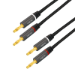 LogiLink CA1211 audio cable 5 m 2 x Banana Black