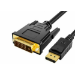 JLC DisplayPort (Male) to DVI (Male) Cable 0.5M - Black