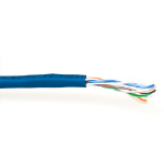 ACT CAT5E U/UTP PVC massief blauw 305 m