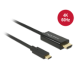 DeLOCK 85290 video cable adapter 1 m USB Type-C HDMI Black