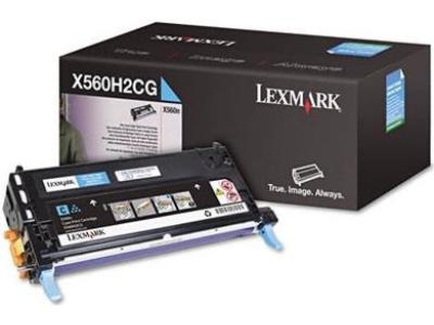 Lexmark X560H2CG Toner cartridge cyan, 10K pages ISO/IEC 19752 for Lexmark X 560