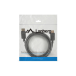 Lanberg CA-DPDP-10CC-0030-BK DisplayPort cable 3 m Black