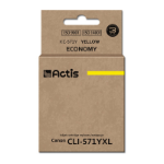 Actis KC-571Y ink (replacement for Canon CLI-571Y; Standard; 12 ml; yellow)