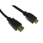 Cables Direct 77HD4-202 HDMI cable 2 m HDMI Type A (Standard) HDMI Type C (Mini) Black