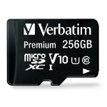 Verbatim Premium memory card 256 GB MicroSDXC Class 10
