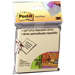 POST-IT 654-HBY NOTE PADS 100 SHEETS PER PAD 76 X 76MM YELLOW