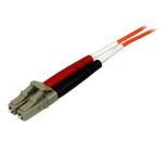 StarTech.com Fiber Optic Cable - Multimode Duplex 50/125 - OFNP Plenum - LC/LC - 2 m