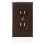 Leviton T5320 socket-outlet NEMA 5-15 Brown