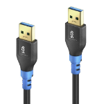 PureLink FI-U310-003 USB cable USB 3.2 Gen 1 (3.1 Gen 1) 0.3 m USB A Black, Blue