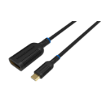 Microconnect MC-USBCDP-A video cable adapter 0.2 m USB Type-C DisplayPort Black