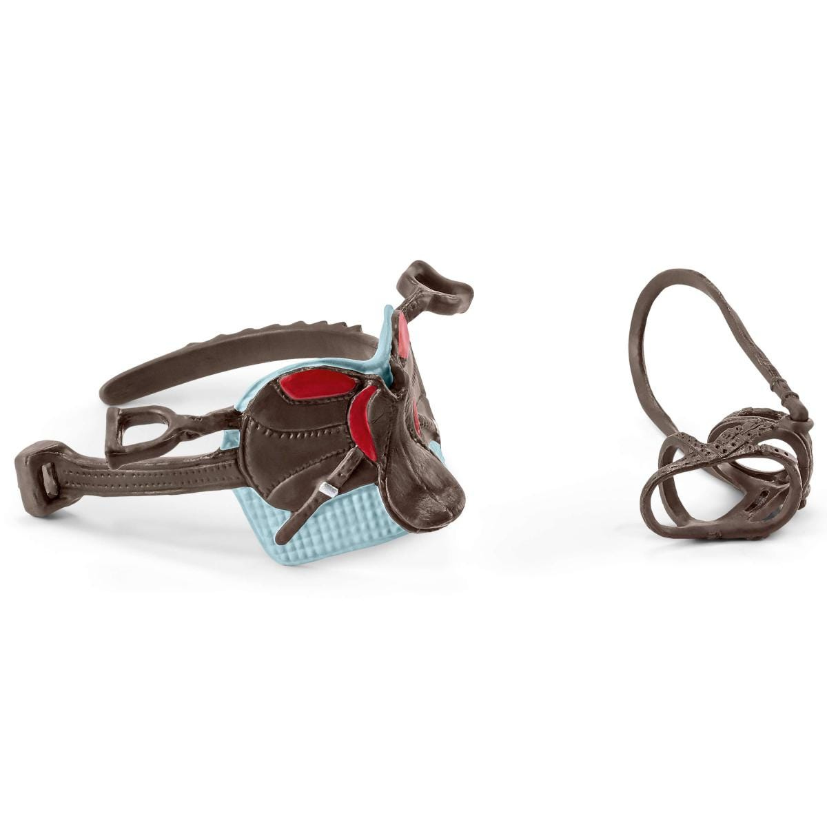 Image of Schleich 42489 action figure giocattolo Horse Club Saddle & Bridle...
