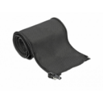 DeLOCK Woven Sleeve with zip fasterner heat-resistant 1 m x 35 mm black