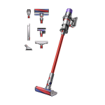 Dyson V11 Fluffy 2-in-1 stick vacuum Battery Dry Bagless Nickel, Red