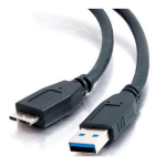 8WARE USB 3.0 to Micro USB Cable 1m Type A to Type B Male to Male for Charging or Data Sync Mobile Devices Phone Tablet PDA GPS