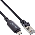 InLine USB 3.2 network adapter cable, Gigabit, USB-C to RJ45 plug, 2m
