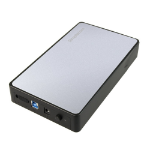 Simplecom SE325 HDD enclosure Black, Silver 3.5"