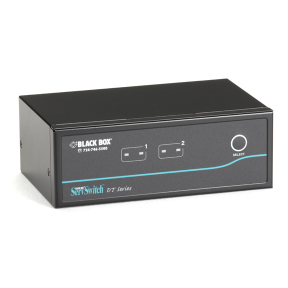 KV9622A BLACK BOX DESKTOP KVM SWITCH - DUAL-HEAD DVI-D, USB, 2-PORT, GSA, TAA