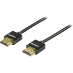 Deltaco HDMI-1091 HDMI cable 1 m HDMI Type A (Standard) Black