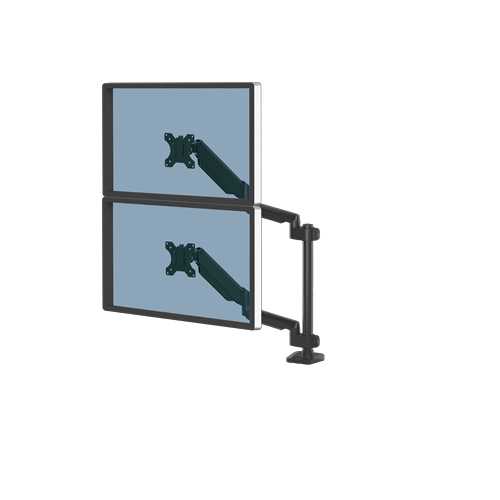 Image of Fellowes Platinum Series Dual Stacking Monitor Arm - Monitor Mount...