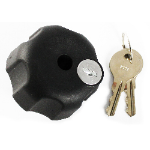 RAM Mounts Key Lock Knob with Brass Insert for C Size Socket Arms