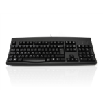 Accuratus 260 keyboard Universal USB + PS/2 Polish Black