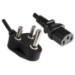 Microconnect PE010418INDIA power cable Black 1.8 m Power plug type D C13 coupler
