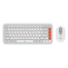 Logitech POP Icon Combo keyboard Mouse included Universal Bluetooth QWERTY English Orange, White