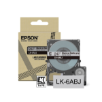 Epson Matte Tape – Grey/Black 24mm(8m) – LK-6ABJ