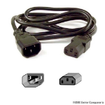 Belkin PRO Series Computer-Style AC Power Extension Cable Black 59.1" (1.5 m)