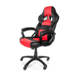 Arozzi Black & Red Monza Adjustable Ergonomic Motorsports Inspired Desk Chair