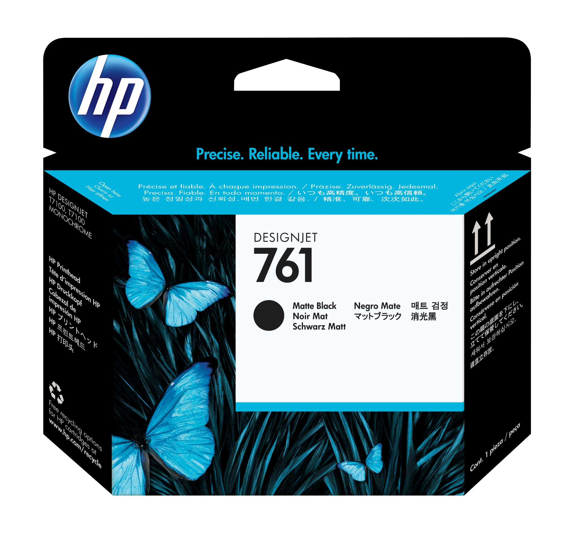 HP CH648A/761 Printhead black matt for HP DesignJet T 7100/7200