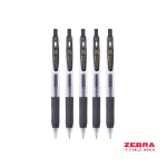 Zebra Eco SARASA Gel Retractable Rollerball CLIP 0.7mm Pen Black Ink Box 12