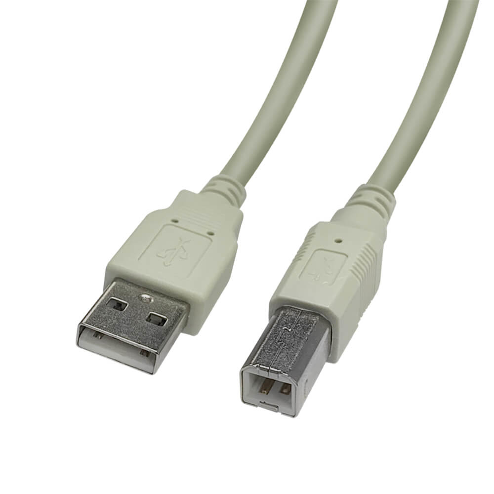 Videk USB 2.0 A to B Cable Beige 2Mtr