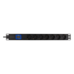 Deltaco GT-8637 power extension 2 m 7 AC outlet(s) Indoor Black