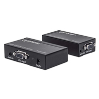 IC Intracom Videoextender VGA Cat5/Cat5e/Cat6 bis 300m schwarz -...