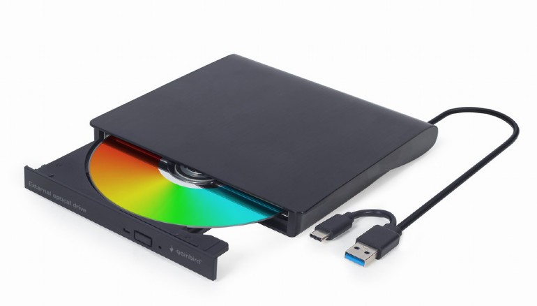 Image of Gembird DVD-USB-03 optical disc drive DVD±RW Black
