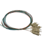4Cabling Fibre Pigtail SC OM1 Multimode 2m - 6 Pack Rainbow