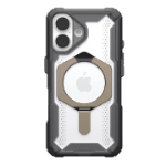 Urban Armor Gear Plasma XTE MagSafe Apple iPhone 16 (6.1') Rugged Case - Ash/Titanium (114476113136),20ft. Drop Protection (4.8M),Enhanced Corners