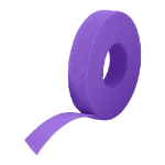 Cablenet 25m Reel x 25mm Velcro One Wrap Continuous Tape Purple