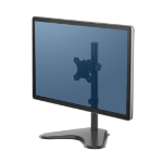 Fellowes Seasa Single Monitor Arm - Freestanding Monitor Mount for 8KG 32 inch Screens - Ergonomic Adjustable Monitor Arm - Tilt 45Â° Pan 120Â° Rotation 360Â°, VESA 75 x 75/100 x 100 - Black  Chert Nigeria