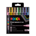 Uni-Ball 8 Pack Paint Markers 3M Fine Pastel Colours