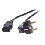 EFB Elektronik EK504.0,75V2 electriciteitssnoer Zwart 0,75 m CEE7/7 IEC C13