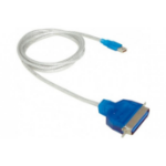 Hypertec 151040 parallel cable Blue, Silver 1.8 m