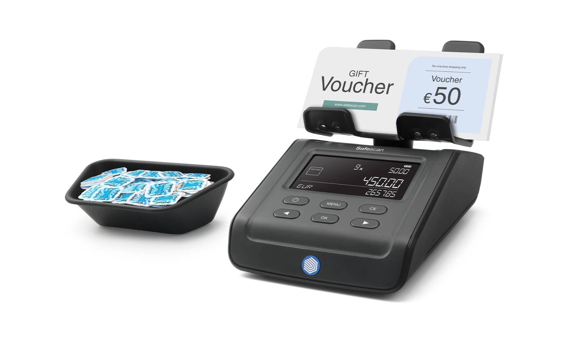 Safescan 6175 Coin counting machine Black