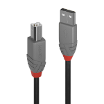 Lindy 10m USB 2.0 Type A to B Cable, Anthra Line