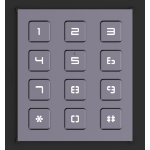 Hikvision DS-KD-KP intercomsysteemaccessoire Toetsenblok