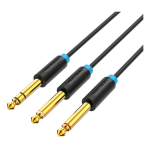 Vention BATBH audio cable 2 m Black
