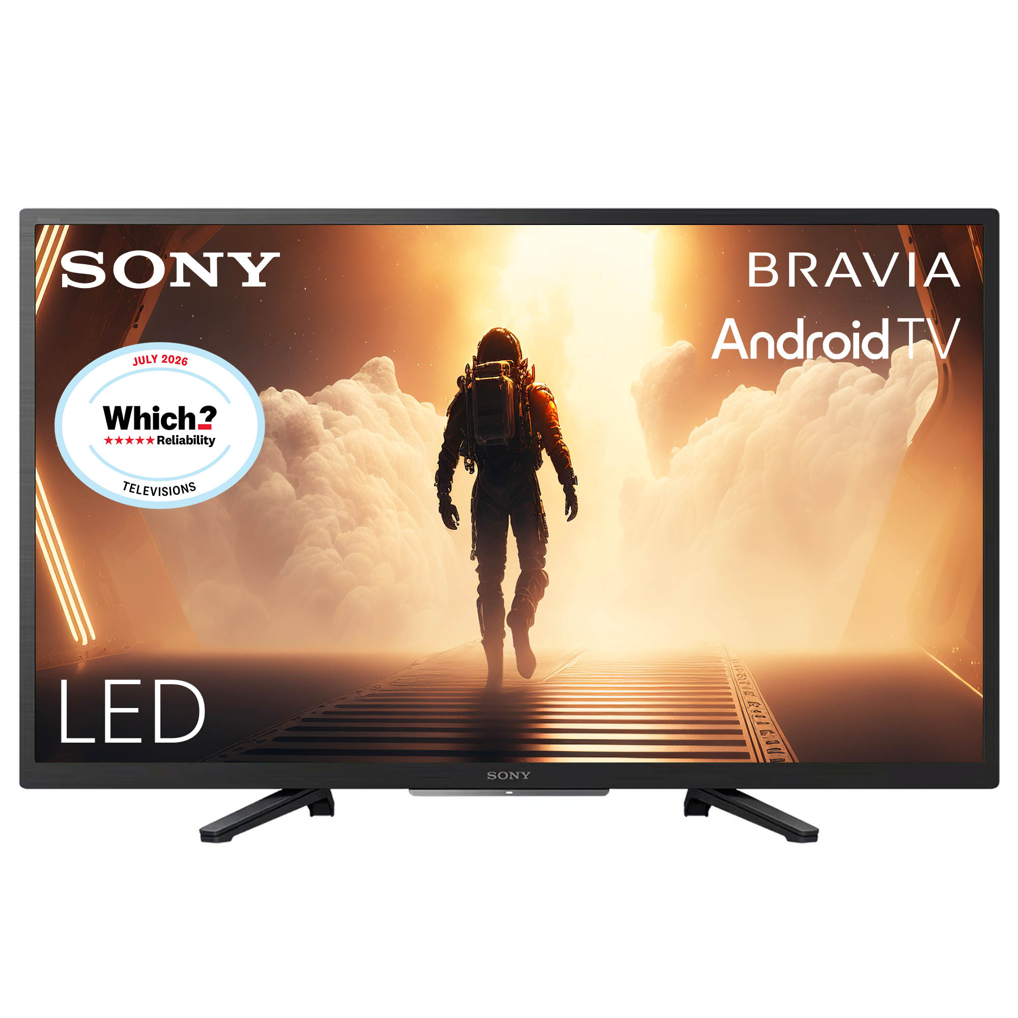 Sony KD32W800P1U TV 81.3 cm (32") HD Smart TV Wi-Fi Black