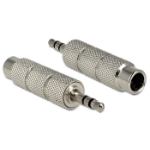 DeLOCK 65548 cable gender changer 3.5mm 6.35mm Silver