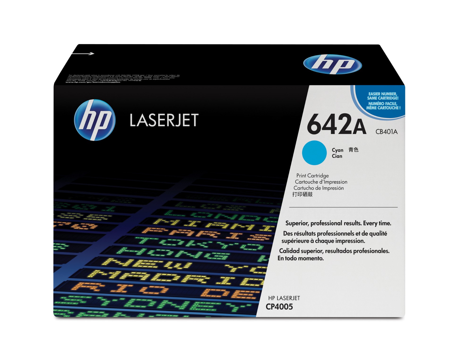 HP CB401A/642A Toner Cartridge cyan. 7.5K Pages ISO/IEC 19798 For HP C